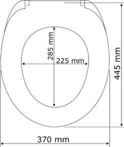 WENKO WC Bril Gubbio - Antibacterieel Wit Duroplast - Easy-Close Sluiting - Fix-Clip Bevestiging In RVS - Belastbaar Tot 350 Kg - Toiletbril - Toiletzitting -Mooie Badkamer 1013x1200