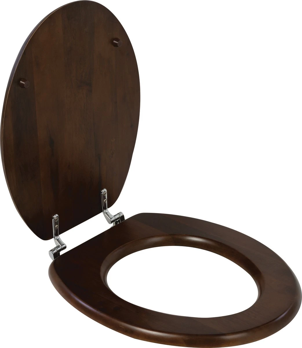 Plieger Classic Toiletbril – Wc Bril Massief Hout Noten – Wc Brillen Met Deksel – Met Bevestigingsset 7 Plieger Classic Toiletbril – Wc Bril Massief Hout Noten – Wc Brillen Met Deksel – Met Bevestigingsset - Afbeelding 7