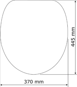 WENKO WC Bril Gubbio - Antibacterieel Wit Duroplast - Easy-Close Sluiting - Fix-Clip Bevestiging In RVS - Belastbaar Tot 350 Kg - Toiletbril - Toiletzitting -Mooie Badkamer 1068x1200