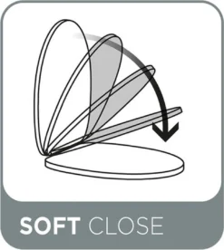 Tiger Douglas - Toiletbril - MDF - Walnoot -Mooie Badkamer 1075x1200 2