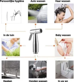 El Suvon® Bidet Handdouche - Shattaf - Bidet Sproeier - Bidetkraan -Mooie Badkamer 1082x1200