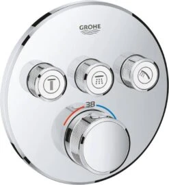 GROHE Grohtherm SmartControl Regendouche - Inbouw - ø 31 Cm - Rond -Chroom 25 GROHE Grohtherm SmartControl Regendouche - Inbouw - ø 31 Cm - Rond -Chroom -Mooie Badkamer 1097x1200 1