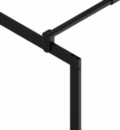 VidaXL Inloopdouchewand Transparant 90x195 Cm ESG-glas Zwart -Mooie Badkamer 1104x1200 3