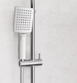 SCHÜTTE Mallorca Douchesysteem - Regendouche - 95 Cm Stang - Wandhouder In Hoogte Verstelbaar - Chroom -Mooie Badkamer 1109x1200 4