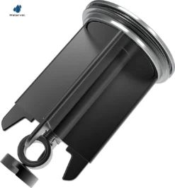Waterval Metaalstop Waste Plug Universeel – Plugstop Badkamer - Afvoerplug Voor Wastafel En Bidet - Waste-Stop Chrome 40mm -Mooie Badkamer 1114x1200
