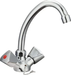 SCHÜTTE Carneo Wastafelkraan - Mengkraan - Met Waste - Chroom