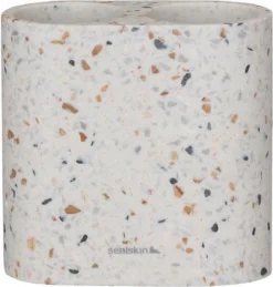 Sealskin Blend Tandenborstelhouder Dubbel Vrijstaand - Terrazzo