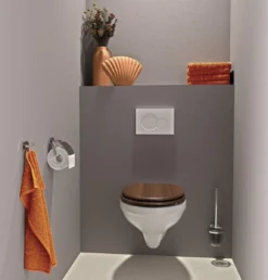 Tiger Douglas - Toiletbril - MDF - Walnoot -Mooie Badkamer 1149x1200