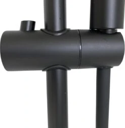 4bathroomz® Luxe Douchekolom Regendouche 20 Cm - Zwart -Mooie Badkamer 1175x1200 3