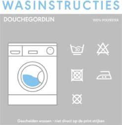 Sealskin Madeira Douchegordijn 120x200 Cm - Polyester - Wit 8 Sealskin Madeira Douchegordijn 120x200 Cm - Polyester - Wit -Mooie Badkamer 1178x1200 7