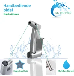 El Suvon® Bidet Handdouche - Shattaf - Bidet Sproeier - Bidetkraan -Mooie Badkamer 1183x1200 3