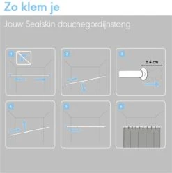 Sealskin Seallux Douchegordijnstang - 80-130 Cm - Chroom -Mooie Badkamer 1194x1200 8