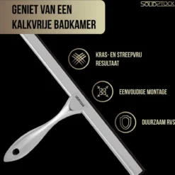 Douchewisser Rvs - Luxe Trekker Douche - Raamwisser Met Ophanghaak - Douchetrekker - Niet Boren - Chroom -Mooie Badkamer 1198x1200 1