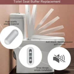 FSW-Products - 6 Stuks - WC Buffers Set - ABS - Buffer Voor Wc - Wc-bril Beschermen - Vervangbare - Closet - Closetbuffer -Mooie Badkamer 1198x1200 6