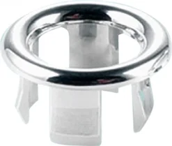 Wastafel Overloop Rozet Rond Chroom