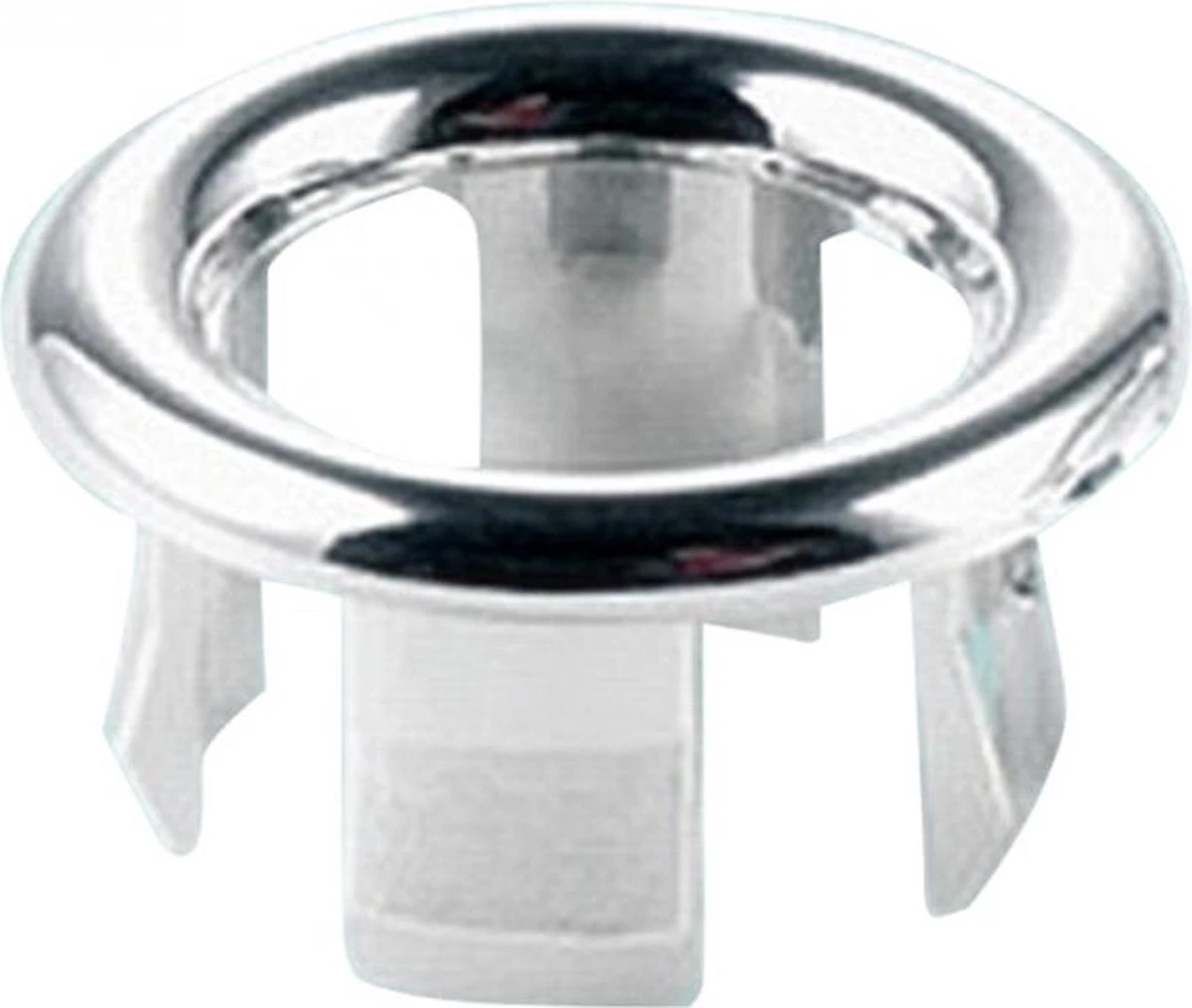 Wastafel Overloop Rozet Rond Chroom 1 Wastafel Overloop Rozet Rond Chroom