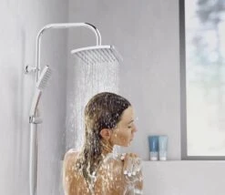 SCHÜTTE Mallorca Douchesysteem - Regendouche - 95 Cm Stang - Wandhouder In Hoogte Verstelbaar - Chroom -Mooie Badkamer 1200x1038 5