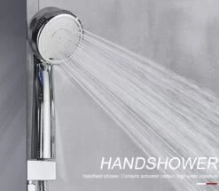 Sanisupreme® Douchepaneel Met Massage - Regendouche - Massage Jets - Waterval Douche - Met Thermostaatkraan En Handdouche - Zwart - Opbouw - Douchekop - Flanner® -Mooie Badkamer 1200x1043 3