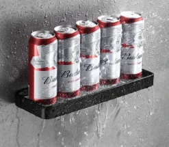 Planchet 45cm | Zwart | Badkamerplank | RVS | Metaal | Wastafel Glas | Zwevend | Wandplank Badkamer | Wastafel | Toilet | Wc | Hangende Plank | Hangend | Sanitair -Mooie Badkamer 1200x1045