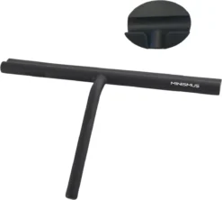 Minismus Extra Brede Douchewisser Met Magneethouder Ophangsysteem Ophanghaak - 33 Cm Breed - Zwart