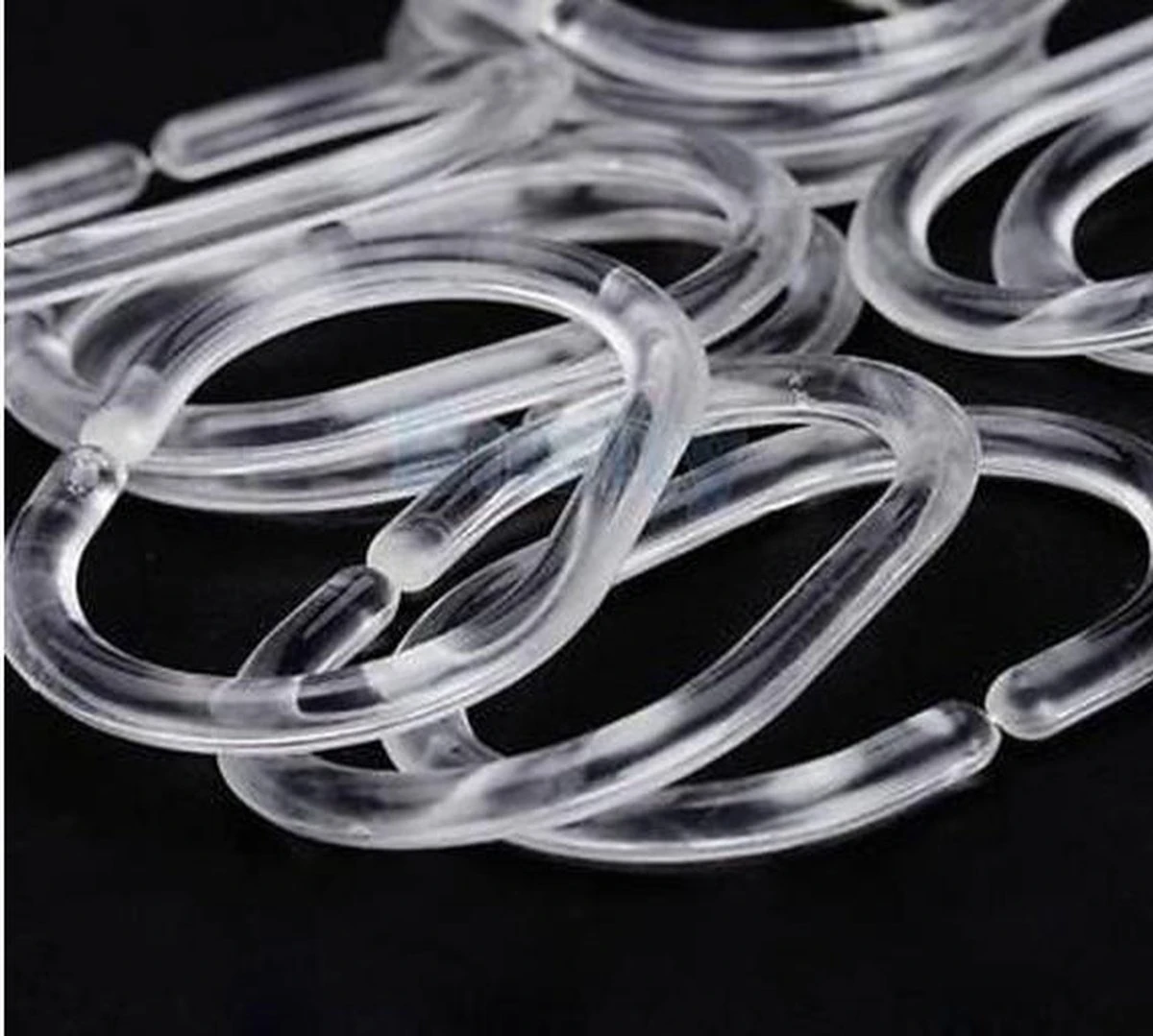 Merkloos Douchegordijn Ringen Set/12 Stuks - Transparant - Ringen Douche Gordijn - Shower Curtain Rings 2 Merkloos Douchegordijn Ringen Set/12 Stuks - Transparant - Ringen Douche Gordijn - Shower Curtain Rings - Afbeelding 2