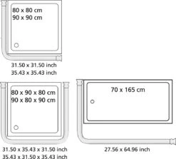 WENKO Douchegordijnstang Hoek Universeel Aluminium Zwart - Douchestang -Mooie Badkamer 1200x1084 2