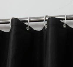 MLN Basics® Douchegordijn | Zwart | 120x200 Cm | Inclusief Ringen | Anti-schimmel -Mooie Badkamer 1200x1103 2