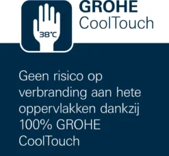GROHE Precision Feel Thermostatische Douchekraan - EcoJoy - CoolTouch - Incl. Koppelingen - Chroom -Mooie Badkamer 1200x1104 6
