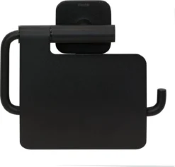 Tiger Colar - Toiletrolhouder Met Klep - Zwart -Mooie Badkamer 1200x1150