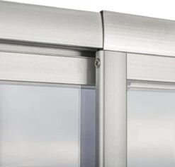 Schulte Douchecabine - Sunny Hoekinstap Met Schuifdeuren - Groot Verstelbereik 73,5 Tot Max. 88,5 Cm Hoogte 180 Cm - Zilverkleur Profiel- Veiligheidsglas Met Een Streepdecor - Montage Op Douchebak Of Direct Op De Douchevloer. -Mooie Badkamer 1200x1150 8