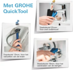 GROHE QuickFix Start Waterbesparende Wastafelkraan - Met EcoJoy® - Incl. Pop-up Waste - Chroom - 31137002 18 GROHE QuickFix Start Waterbesparende Wastafelkraan - Met EcoJoy® - Incl. Pop-up Waste - Chroom - 31137002 -Mooie Badkamer 1200x1155 5