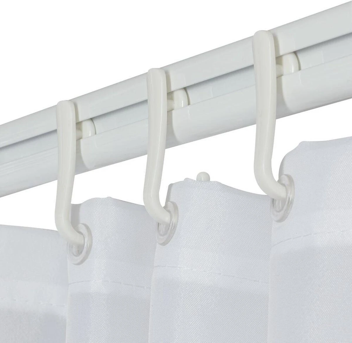 Sealskin - Easy Roll Douchegordijnstangset - 90x90x90 Cm - Wit 2 Sealskin - Easy Roll Douchegordijnstangset - 90x90x90 Cm - Wit - Afbeelding 2