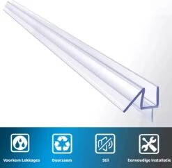 Minismus Douchedeurafdichting Met Waterkering (2 Strips Van 1 Meter, Makkelijk Inkortbaar) - Waterstopper Geschikt Voor Glas Van 6 Tot 8 Mm - Douchedorpel - Lekstrip Voor Horizontale Bevestiging 17 Minismus Douchedeurafdichting Met Waterkering (2 Strips Van 1 Meter, Makkelijk Inkortbaar) - Waterstopper Geschikt Voor Glas Van 6 Tot 8 Mm - Douchedorpel - Lekstrip Voor Horizontale Bevestiging -Mooie Badkamer 1200x1175 3