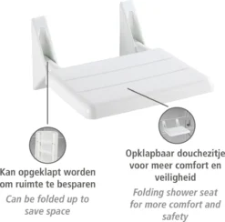 WENKO Douchezitje Secura Opklapbaar - Douchestoel -Mooie Badkamer 1200x1187 7