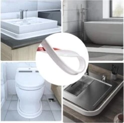 Waterkering Douche - Dorpel - Water Stopper - Dorpelstrip - Water Barrière Strip - Douche Dorpel - Anti Overstromend Water - 1 Meter -Mooie Badkamer 1200x1191 14