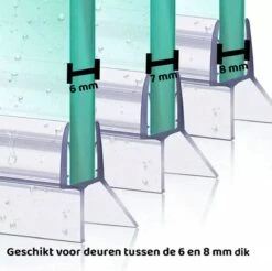 Minismus Douchedeurafdichting Met Waterkering (2 Strips Van 1 Meter, Makkelijk Inkortbaar) - Waterstopper Geschikt Voor Glas Van 6 Tot 8 Mm - Douchedorpel - Lekstrip Voor Horizontale Bevestiging 19 Minismus Douchedeurafdichting Met Waterkering (2 Strips Van 1 Meter, Makkelijk Inkortbaar) - Waterstopper Geschikt Voor Glas Van 6 Tot 8 Mm - Douchedorpel - Lekstrip Voor Horizontale Bevestiging -Mooie Badkamer 1200x1193 6