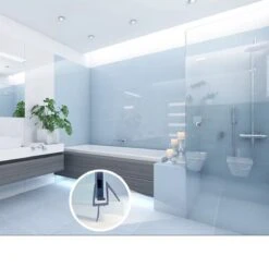 Minismus Douchedeurafdichting Met Waterkering (2 Strips Van 1 Meter, Makkelijk Inkortbaar) - Waterstopper Geschikt Voor Glas Van 6 Tot 8 Mm - Douchedorpel - Lekstrip Voor Horizontale Bevestiging 25 Minismus Douchedeurafdichting Met Waterkering (2 Strips Van 1 Meter, Makkelijk Inkortbaar) - Waterstopper Geschikt Voor Glas Van 6 Tot 8 Mm - Douchedorpel - Lekstrip Voor Horizontale Bevestiging -Mooie Badkamer 1200x1195 10