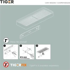 Tiger Carv - Planchet 28 Cm - Zwart -Mooie Badkamer 1200x1197 7