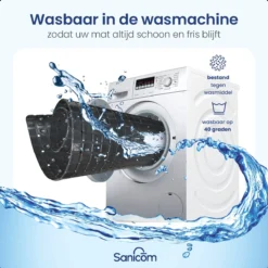 Merkloos Douchemat - Badmat Antislip - Antislipmat Douche - Antislipmat Bad - ​​Schimmelbestendig - Met Zuignappen - Wasbaar - Zwart -Mooie Badkamer 1200x1200 1190