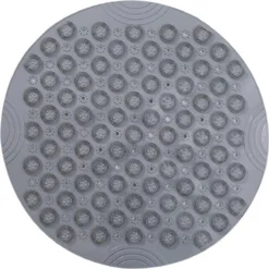 Merkloos TDR-Antislip Mat - 55x55CM - Rond - Grijs - Badmat Badkamer - Douchemat - Badkamermat - Antislipmat Voor Douche -Mooie Badkamer 1200x1200 1213