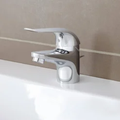 GROHE Euroeco Wastafelkraan - Met Trekwaste - Chroom - 23262000 12 GROHE Euroeco Wastafelkraan - Met Trekwaste - Chroom - 23262000 -Mooie Badkamer 1200x1200 1226