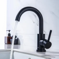 LOMAZOO Wastafelkraan Zwart Styx - Zwarte Wastafelkraan - Badkamerkraan Zwart - Zwarte Badkamerkraan -Mooie Badkamer 1200x1200 1236