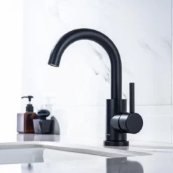 LOMAZOO Wastafelkraan Zwart Styx - Zwarte Wastafelkraan - Badkamerkraan Zwart - Zwarte Badkamerkraan -Mooie Badkamer 1200x1200 1237