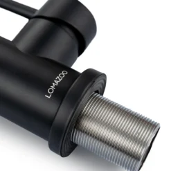 LOMAZOO Wastafelkraan Zwart Pollux - Zwarte Wastafelkraan - Badkamerkraan Zwart - Zwarte Badkamerkraan -Mooie Badkamer 1200x1200 1269