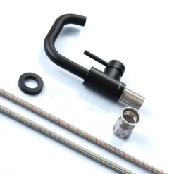 LOMAZOO Wastafelkraan Zwart Pollux - Zwarte Wastafelkraan - Badkamerkraan Zwart - Zwarte Badkamerkraan -Mooie Badkamer 1200x1200 1270