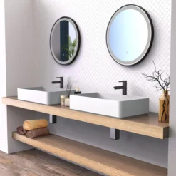 LOMAZOO Wastafelkraan Zwart Ceres - Badkamerkraan - Wastafel Kraan - Mengkraan Wastafel - Hoge Uitloop -Mooie Badkamer 1200x1200 1323