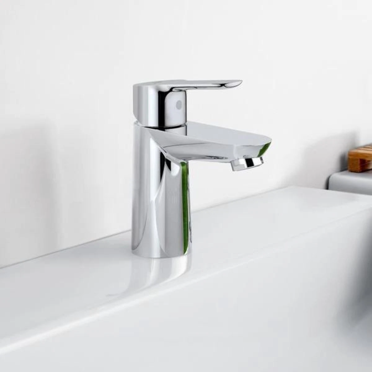 GROHE BauEdge Wastafelkraan - Met EcoJoy® - Zonder Waste - Chroom - 23330000 3 GROHE BauEdge Wastafelkraan - Met EcoJoy® - Zonder Waste - Chroom - 23330000 - Afbeelding 3