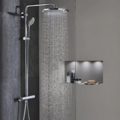 GROHE Euphoria Massage 110 Douchekop - Ø 11 Cm - 3 Straalsoorten - Chroom - 27221000 -Mooie Badkamer 1200x1200 1421
