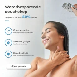 TUBSUN Waterbesparende Douchekop - Handdouche - Regendouche - 50% Waterbesparend - 5 Sproeistanden 21 TUBSUN Waterbesparende Douchekop - Handdouche - Regendouche - 50% Waterbesparend - 5 Sproeistanden -Mooie Badkamer 1200x1200 1439