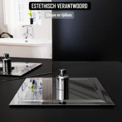 Regendouchekop Deluxe - ø 35CM - Douchekop Met Doucheslang En Douchekophouder - RVS -Mooie Badkamer 1200x1200 1446